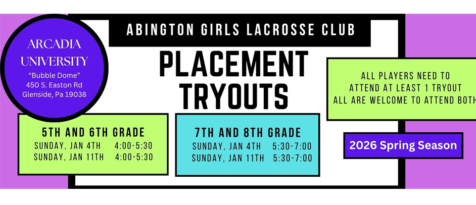 Placement Tryouts